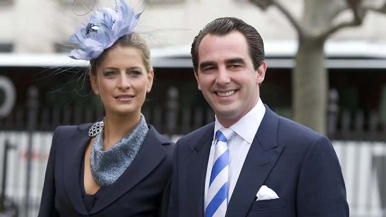 Philip VI's cousin, Prince Nicholas of Greece, and Tatiana Blatnik ...